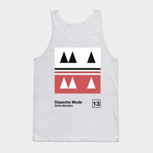 Delta Machine / Minimalist Style Graphic Artwork Design Tank Top